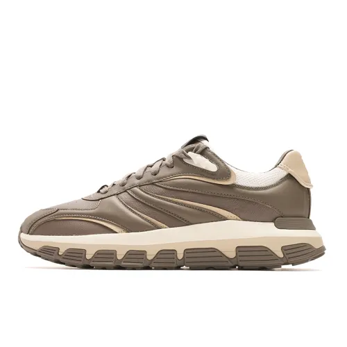 FILA Abrasion Resistant Low top Running Shoes Men's Brown