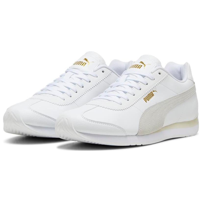PUMA Turin 3 Slip Resistant Abrasion Resistant Low top Running Shoes Unisex White Gray