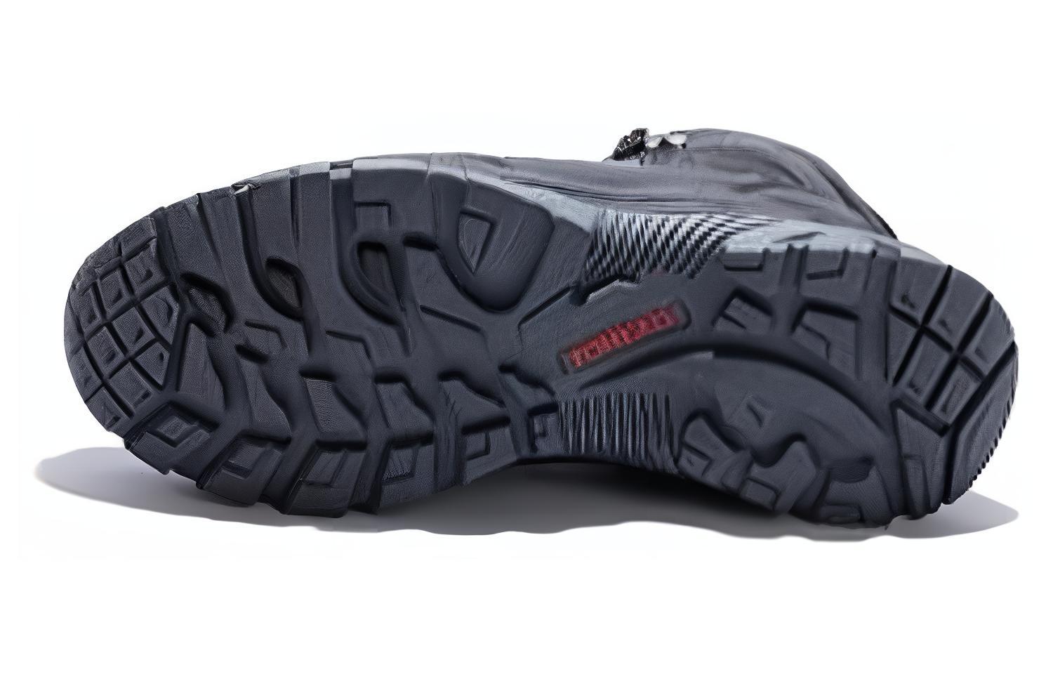 TOREAD Slip Resistant, Abrasion Resistant, Breathable High top Outdoor Shoes Women’s Black Gray