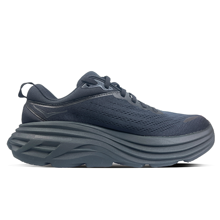 HOKA ONE ONE Bondi 8 Cushioning Slip Resistant Abrasion Resistant Low top Y2K Vintage Running Shoes Men’s Black