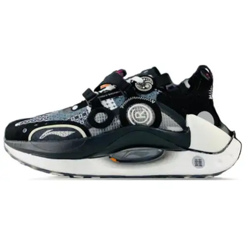 Li Ning Reflective Low top Running Shoes Women's Black