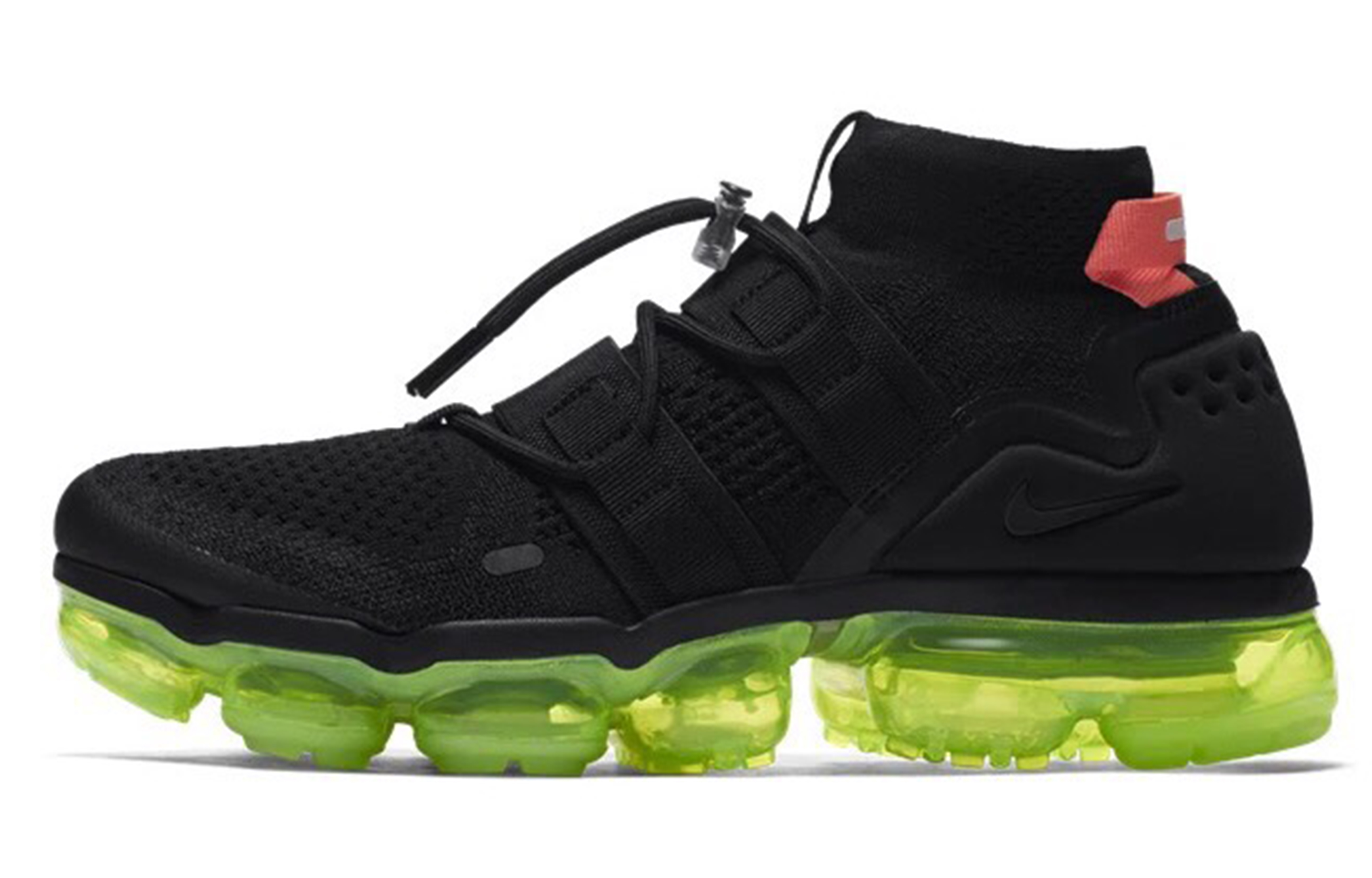 Nike Air VaporMax Utility Black Volt Bright Crimson