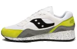 Saucony Shadow 6000 Low top Running Shoes Unisex White Gray Yellow Standard M