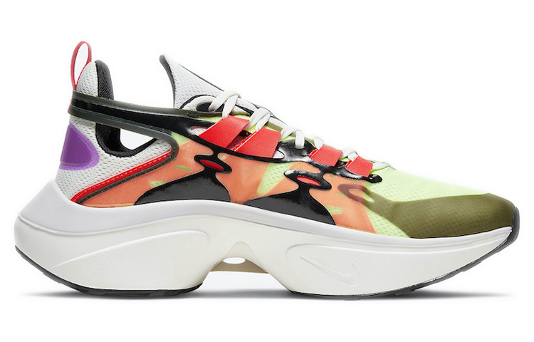 Мужские кроссовки Nike D/MS/X (оранжево-зеленые) — фото 2