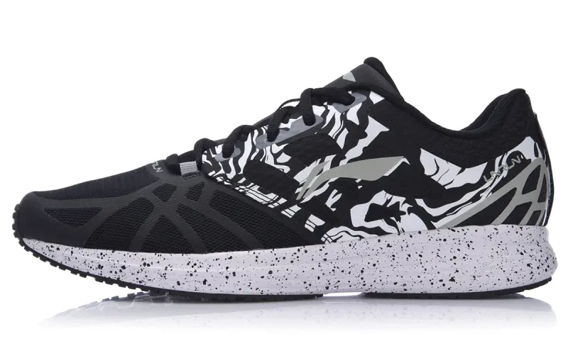 Li Ning Speed Star Textile, TPU Abrasion Resistant, Slip Resistant, Cushioned, Breathable Low top Running Shoes Men's