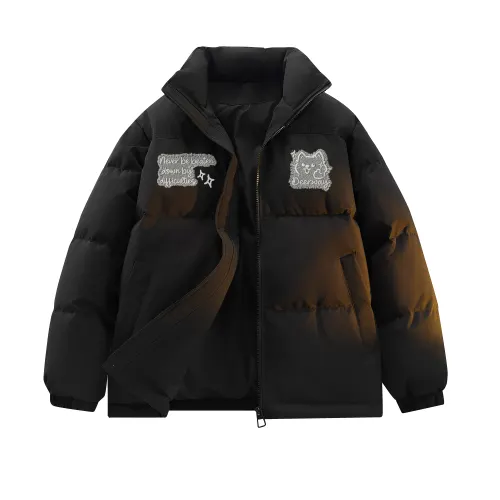 DEERWAY Velvet base design soft windproof keep warm comfortable down jacket for men and women, duck down, with embroidery, with your logo imprint, loose fit, high-end