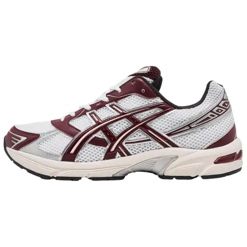 ASICS Gel 1130 White Maroon Banner