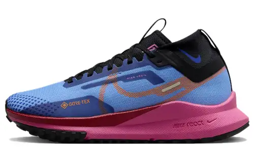 Nike React Pegasus Trail 4 Gore Tex University Blue Pink Glow Women's
