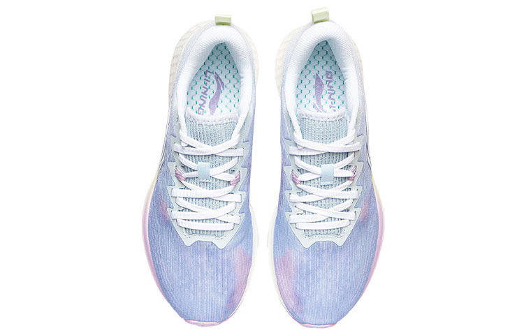 Li Ning Red Hare 4 Abrasion Resistant Breathable Low top Running Shoes Women’s Blue White