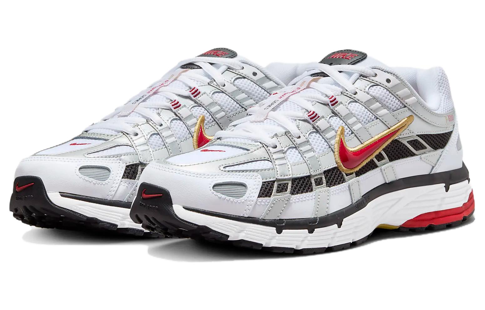 Nike P 6000 Platinum Varsity Red