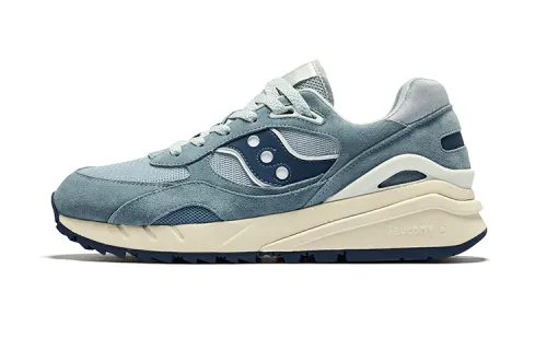 Saucony Shadow 6000 Casual Running Shoes Unisex Blue Gray