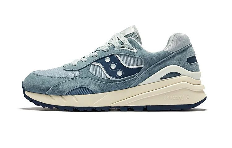 Saucony Shadow 6000 Casual Running Shoes Unisex Blue Gray