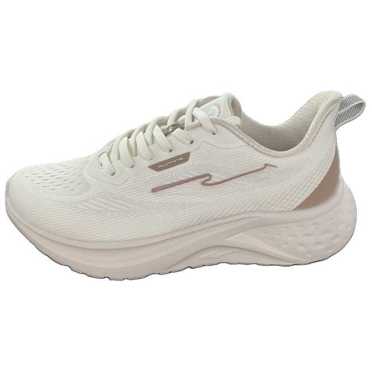 Erke Abrasion Resistant Breathable Abrasion Resistant Breathable Low top Running Shoes Women’s White Pink