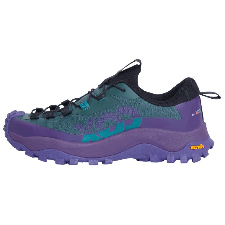 CGX Cushioning Slip Resistant Abrasion Resistant Breathable Lightweight Low top Outdoor Shoes Women’s Cyan Green Purple