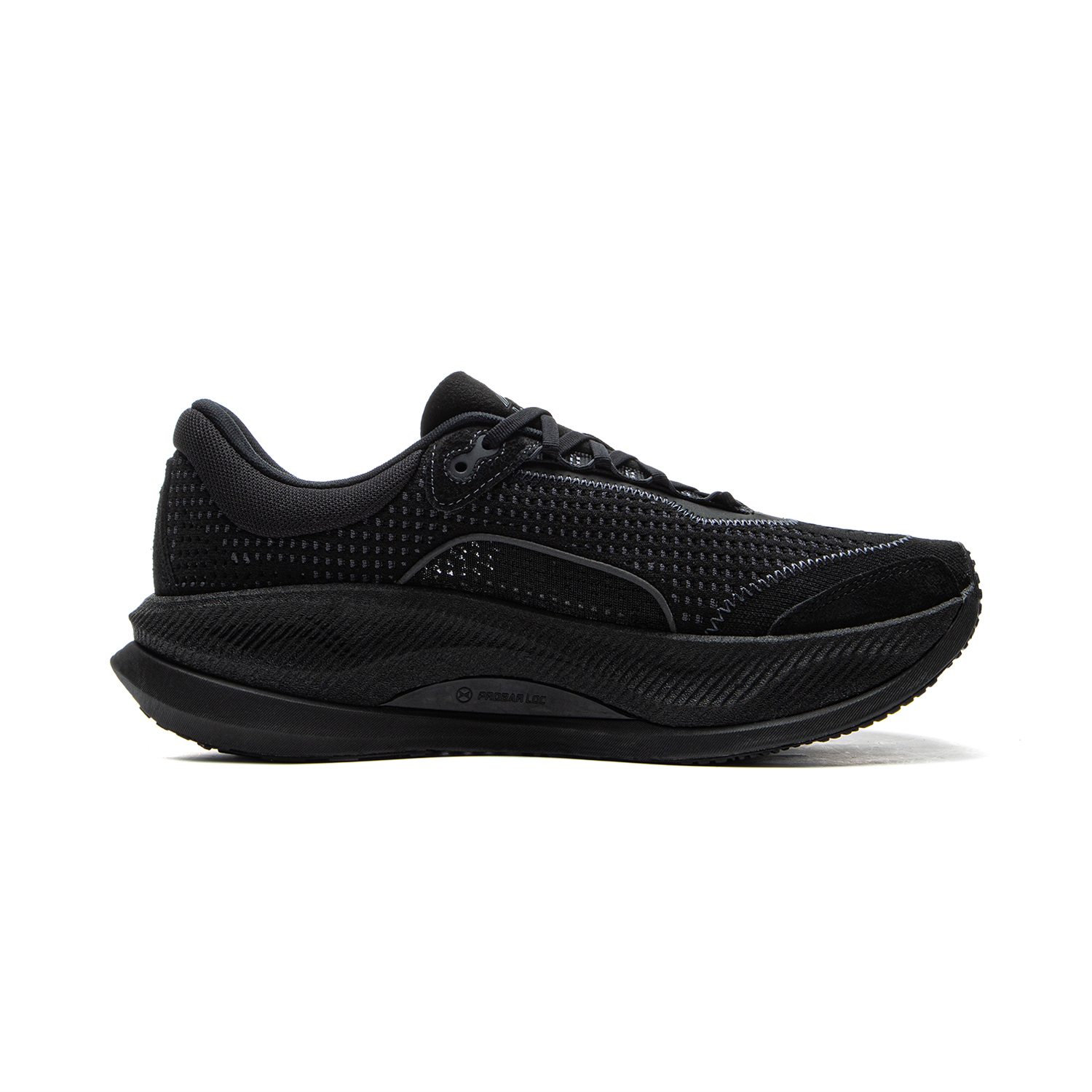 Li Ning Cushioning Rebound Slip Resistant Low top Casual Running Shoes Men’s Black