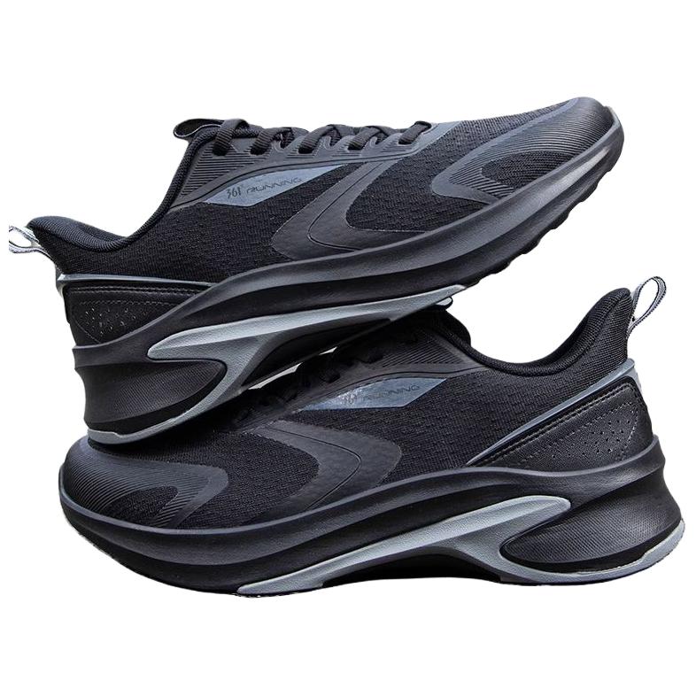 361° Slip Resistant Abrasion Resistant Low top Casual Running Shoes Men’s Black