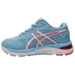 Asics Gel Cumulus 20 Textile, Synthetic Leather Low top Running Shoes Women's Blue Pink