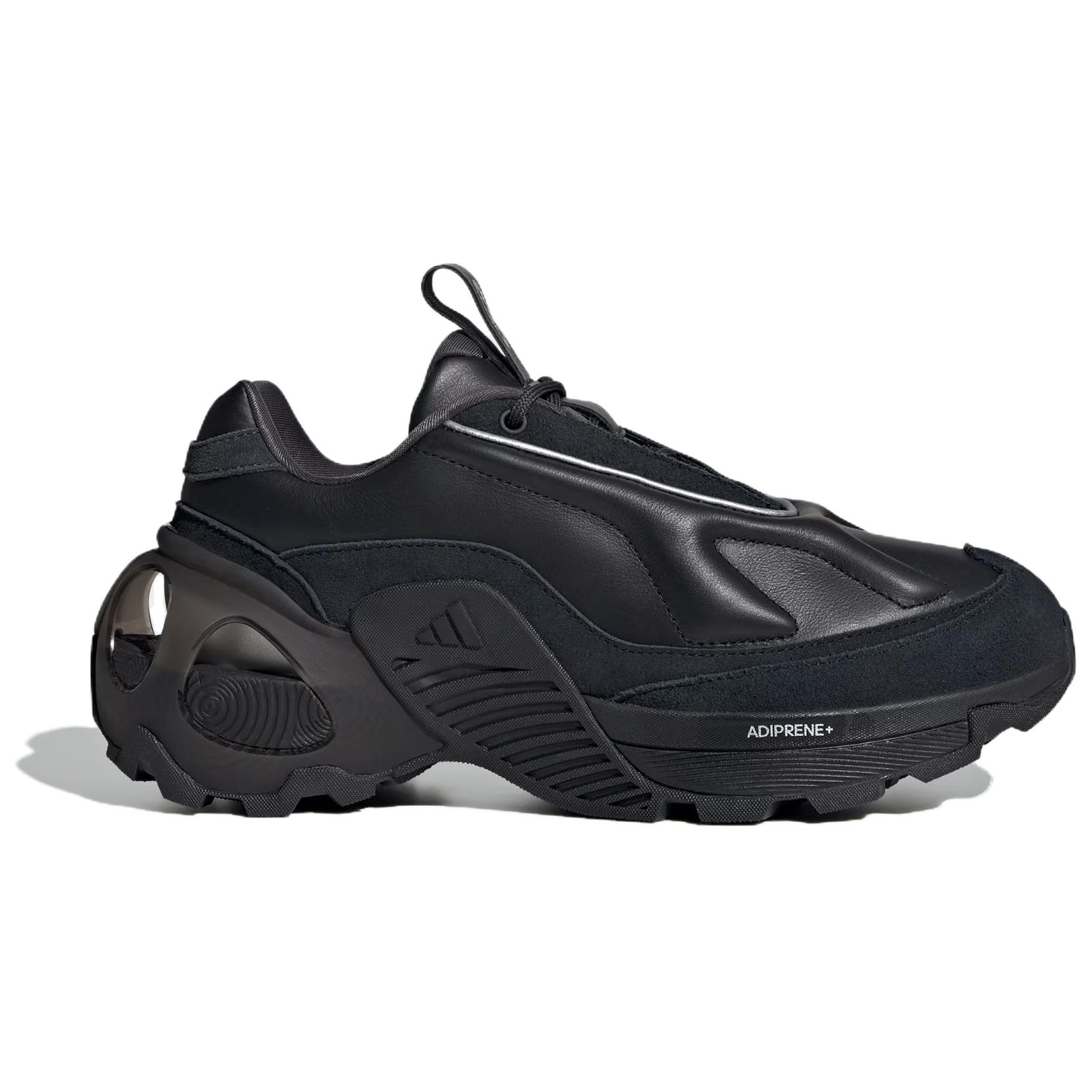 Adidas Wonder Runner Slip Resistant Abrasion Resistant Low top Running Shoes Unisex Black