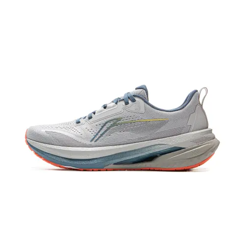 Li Ning 5S 5.0 Low top Casual Long Distance Running Sprint Running Shoes Men's Crystal Gray