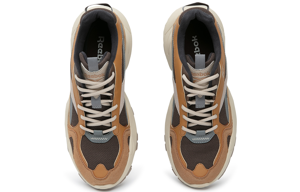 Reebok FLUFFI PUFF CN Low top Running Shoes Unisex Brown Yellow
