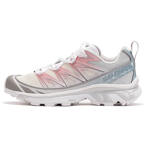 SALOMON XT 6 Slip Resistant, Abrasion Resistant, Breathable Low top Outdoor Shoes Unisex Pink Blue