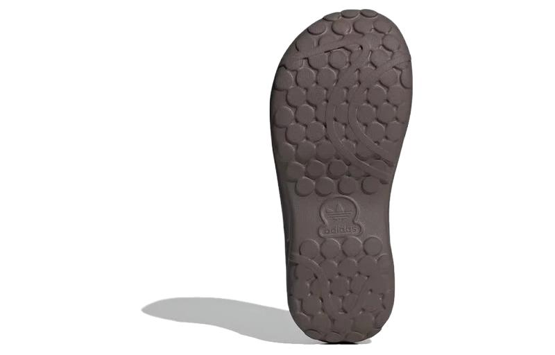 adidas originals Adilette Clog Plush Brown Women's