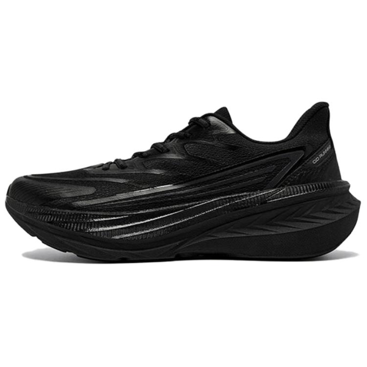 QIAODAN Cushioning Lightweight Cushioning Lightweight Low top Casual Running Shoes Men’s Black