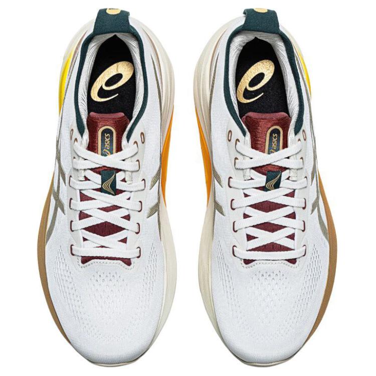 ASICS Gel Kayano 31 Abrasion Resistant Breathable Support Low top Running Shoes Men’s White Gold