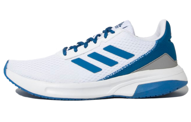 Adidas Runesy Sports Cushioning Slip Resistant Abrasion Resistant Low top Running Shoes Men's White Blue