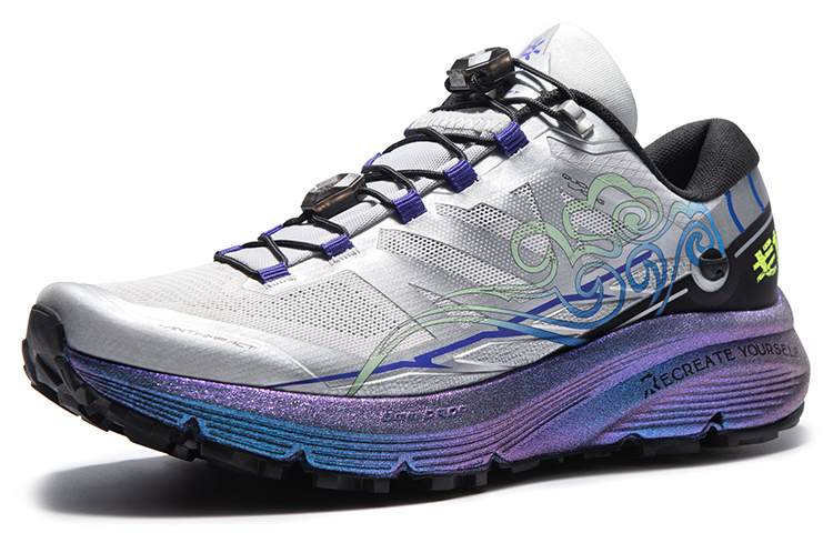 KAILAS FUGA x GE18 TPU Cushioning Coverage Rebound Low top Running Shoes Men’s Light Silver Gray