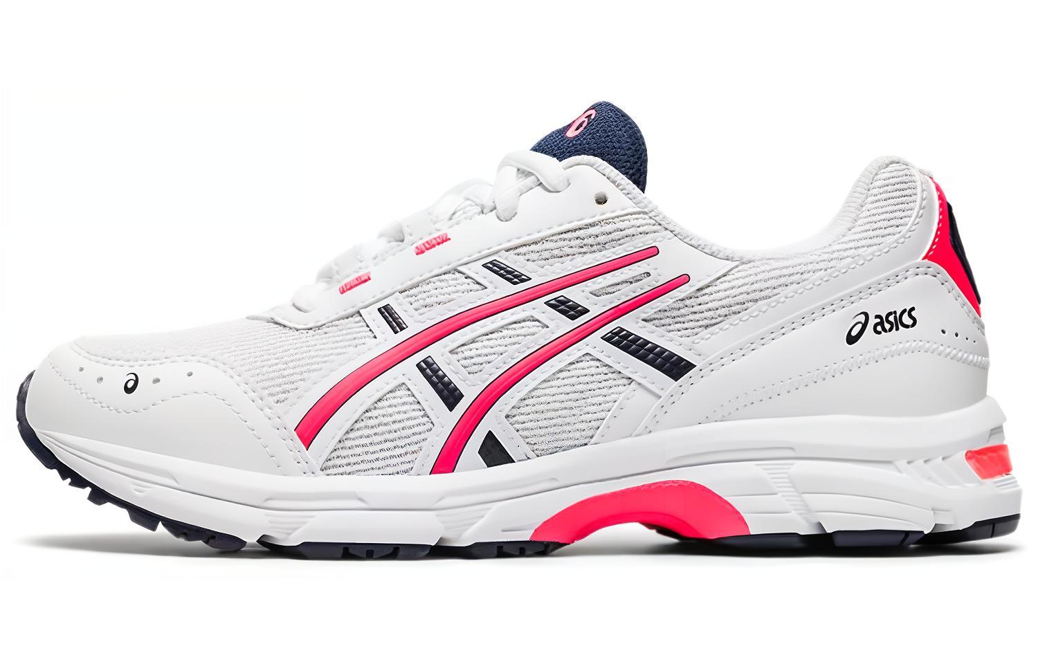 Asics Gel Escalate Abrasion Resistant Breathable Low top Running Shoes Women's White Pink
