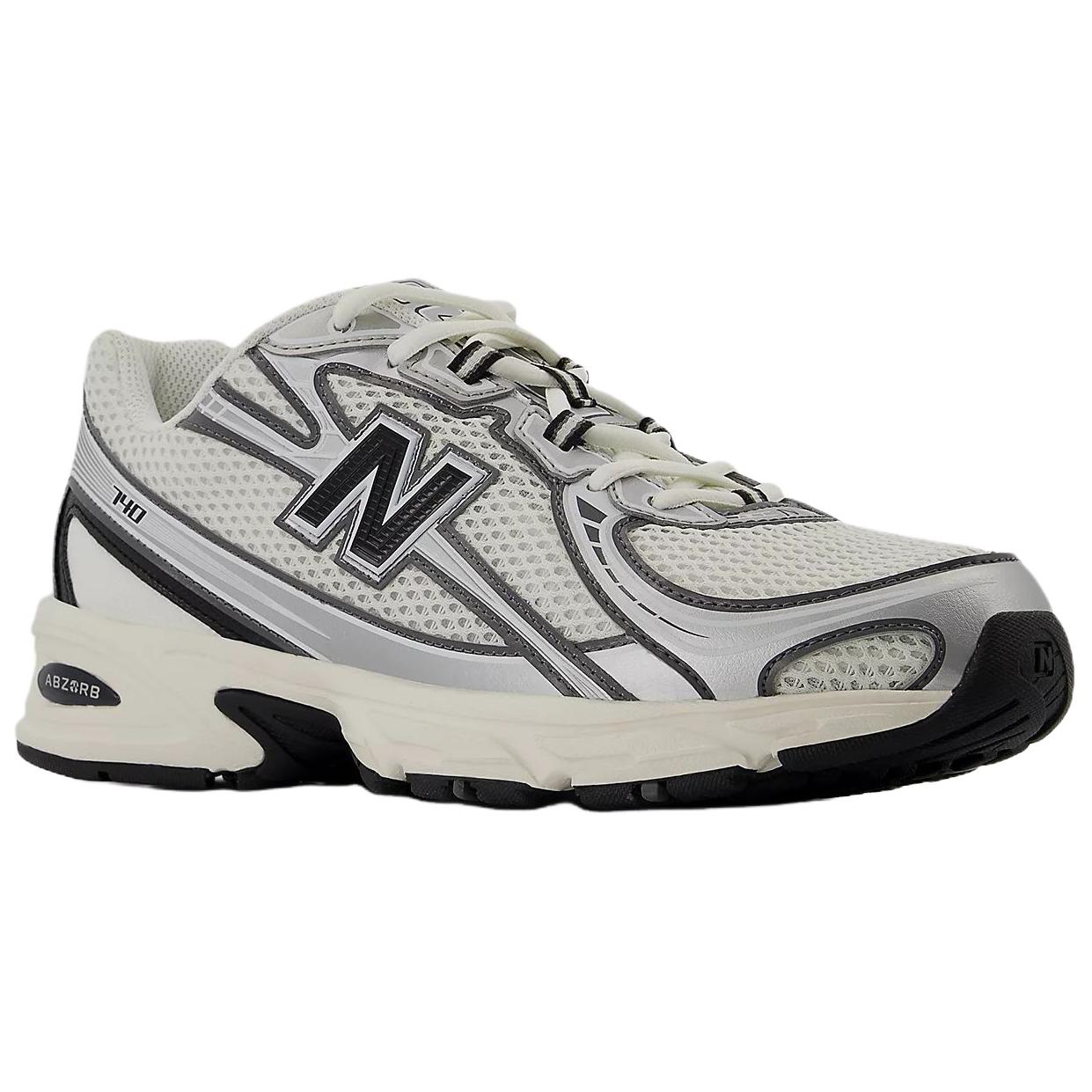 740 New Balance ‘Sea Salt Black Silver Metallic’