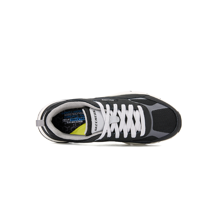 Skechers D’Lites Comfortable Lightweight Low top Running Shoes Men’s Black