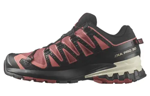 SALOMON XA Pro 3D V9 Cushioning, Wear Resistant Low top Outdoor Shoes Women's Black Pink