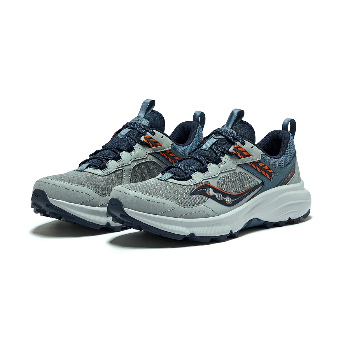 Saucony Excursion TR Hiking 17 Comfortable Slip Resistant Low top Running Shoes Men’s Gray Blue