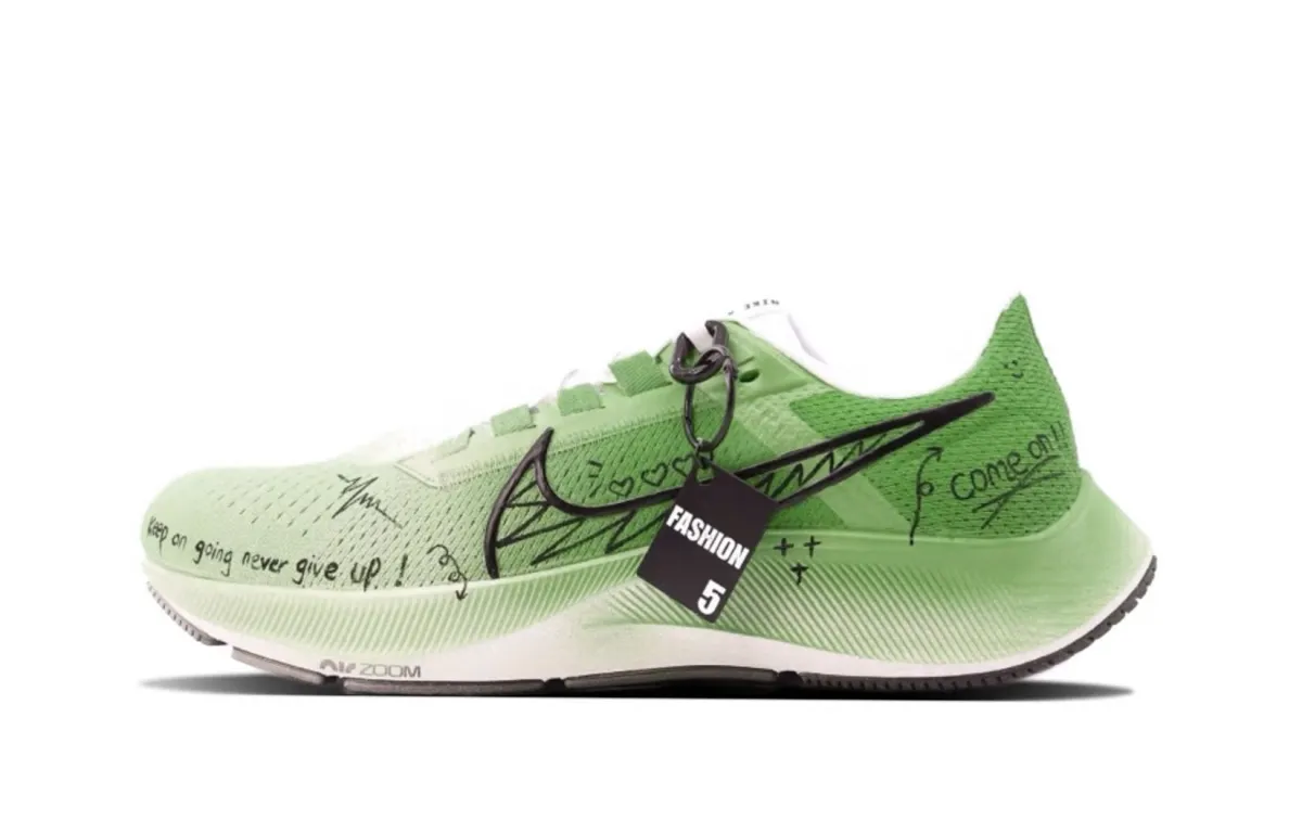 Nike Pegasus 38 Cushioning Low top Casual Running Shoes Men's Green