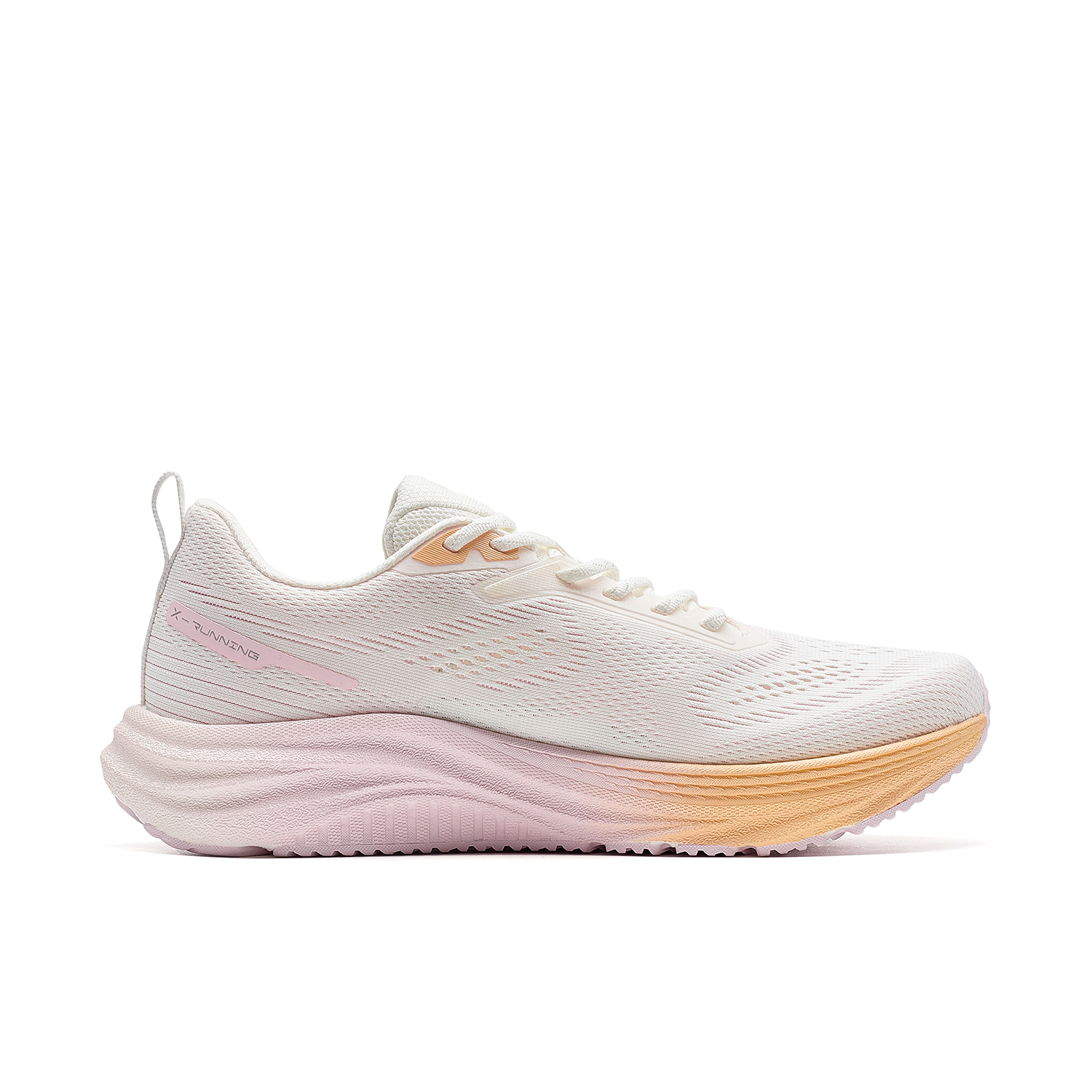 XTEP Thin Sole Cilantro Low top Training Running Shoes Women’s Sail White Evening Fragrance Orange