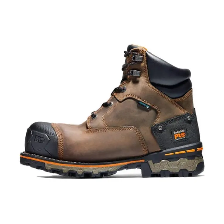 Timberland Abrasion Resistant Cushioning Fashion Trend Short Outdoor Boots Men's Black Brown