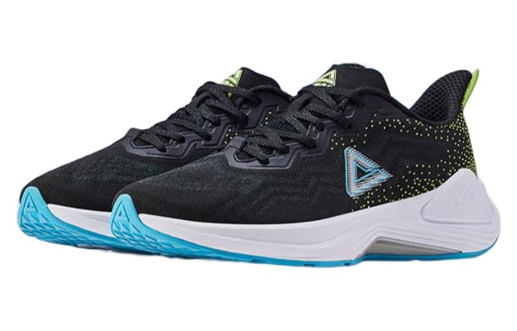 PEAK Lightweight Cushioning Low top Running Shoes Men’s Black Green