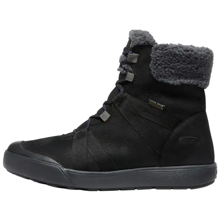 Keen ELLE WINTER BOOT WP Slip Resistant, Abrasion Resistant, Waterproof, And Breathable High top Outdoor Shoes Women's