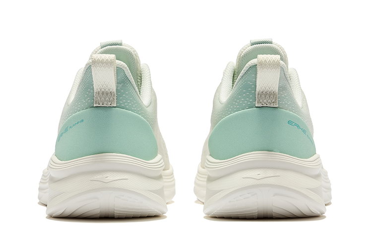 Erke Cushioning Breathable Cushioning Breathable Low top Running Shoes Men’s Microcrystal White Jade Stone Green