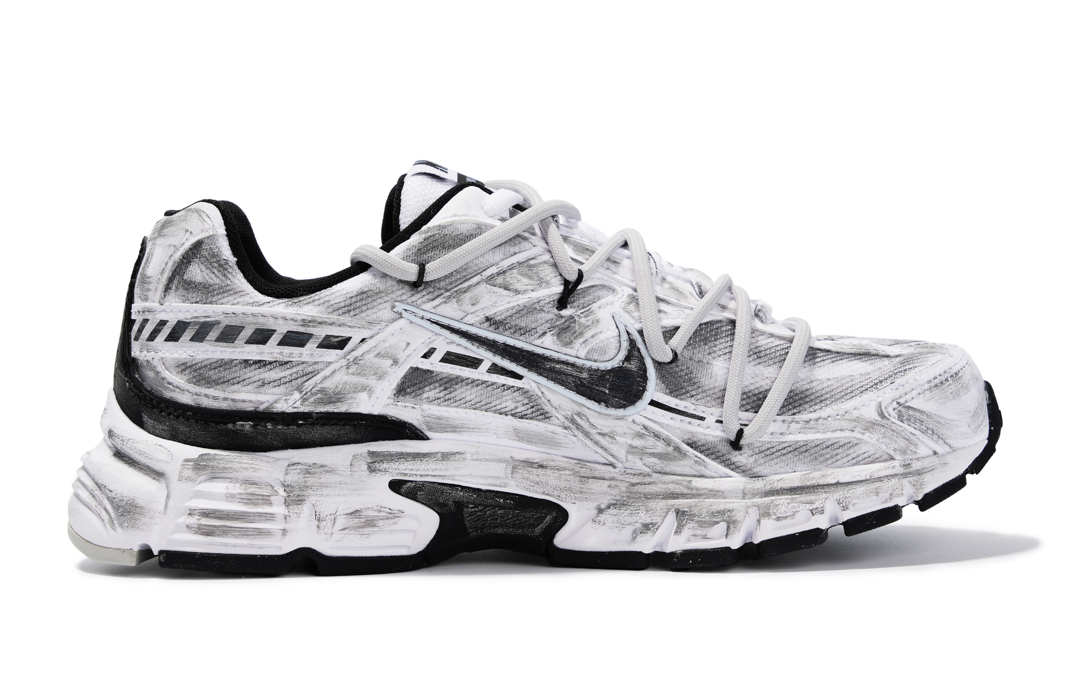 Nike Initiator Abrasion Resistant Low top Running Shoes Unisex Gray Silver