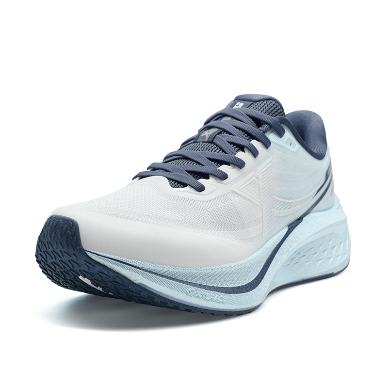 XTEP 5 Speed 3 Wear resistant And Lightweight Low top Casual Training Running Shoes Men’s White Blue