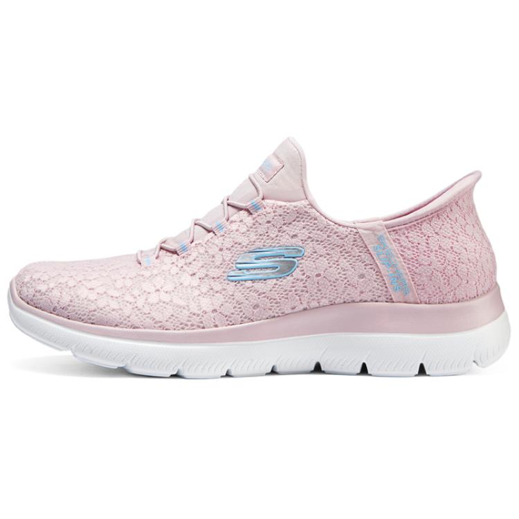 Skechers Versatile Cushioning Breathable Low top Running Shoes Women’s Pink