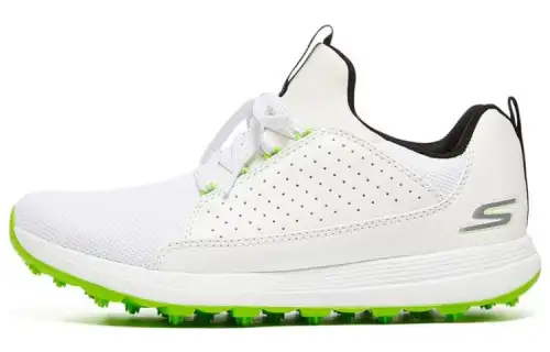 Skechers Lil Max Mojo Low top Golf Shoes White Green
