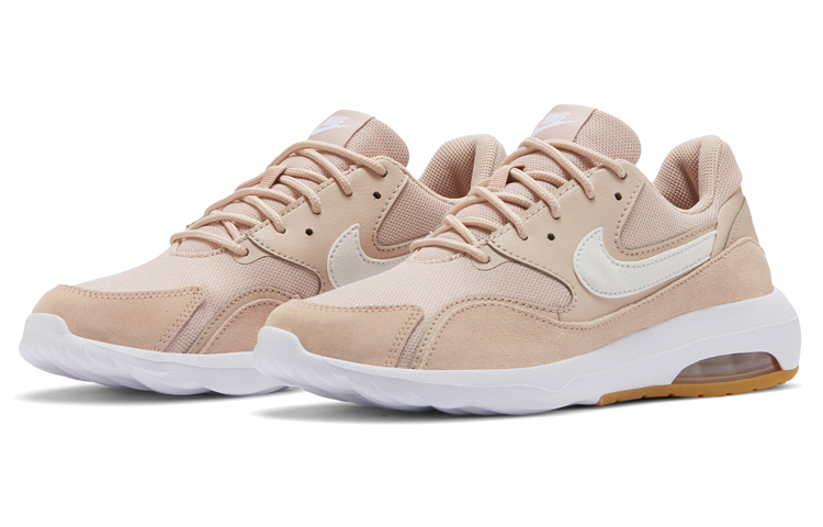 Женские кроссовки Nike Air Max Nostalgic (серо-розовые) — фото 3