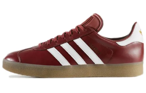 Adidas Originals Gazelle German Army Trainers Men's Low Top Red/White