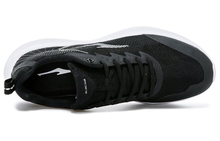 Erke Abrasion Resistant Low top Running Shoes Men’s Black White