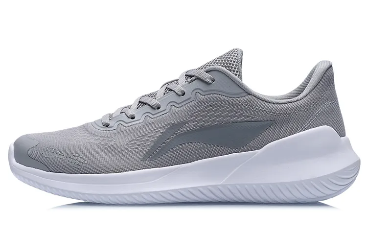 Li Ning Cushioning Low top Running Shoes Unisex Gray