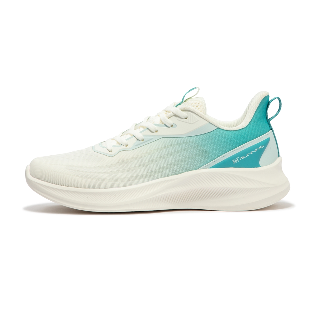 361° Cushioning Slip Resistant Abrasion Resistant Breathable Low top Running Shoes Men’s White Green